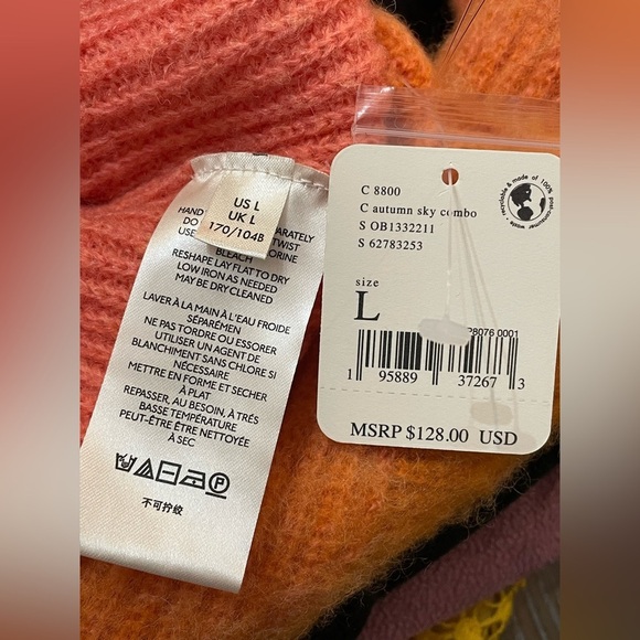 Free People Autumn Sky Pullover NWT‎ Large - Picture 13 of 14